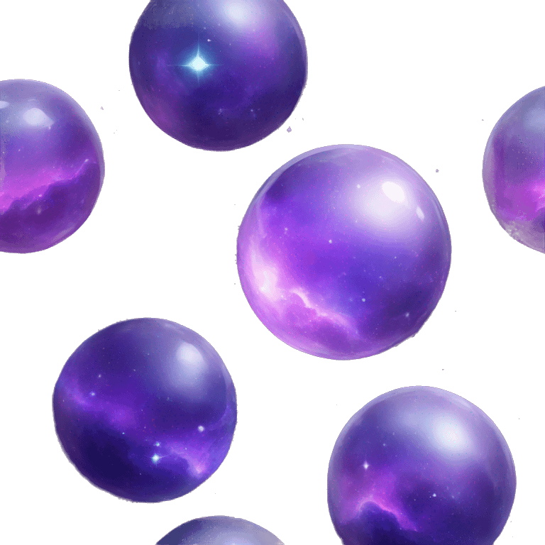 Nebula Gemstone Crystal Orb emoji