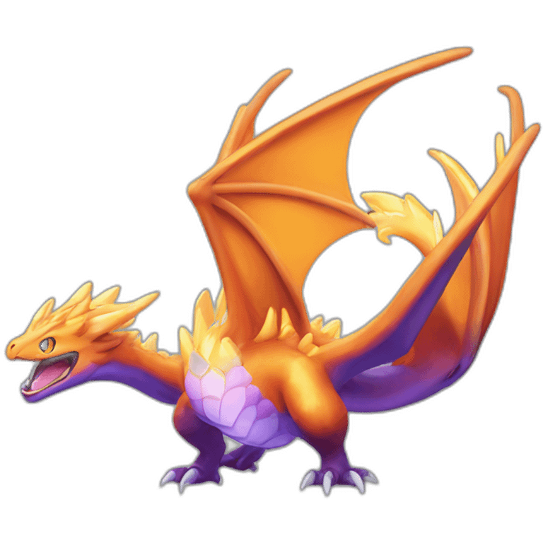 Pokémon Dracaufeu Shiny emoji