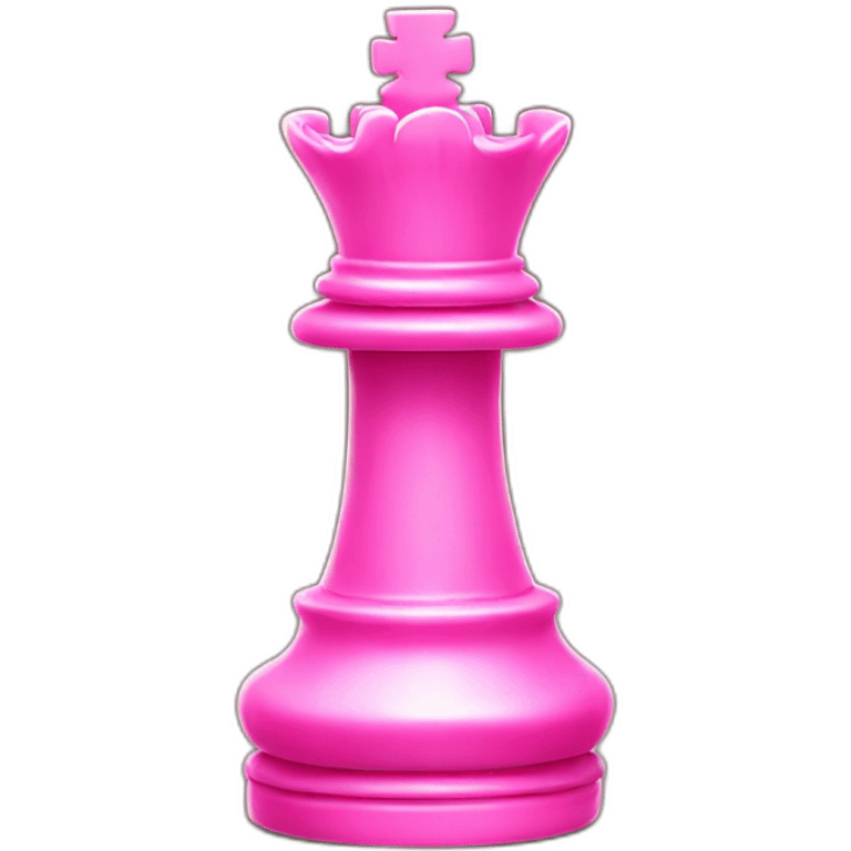 Pink chess piece emoji