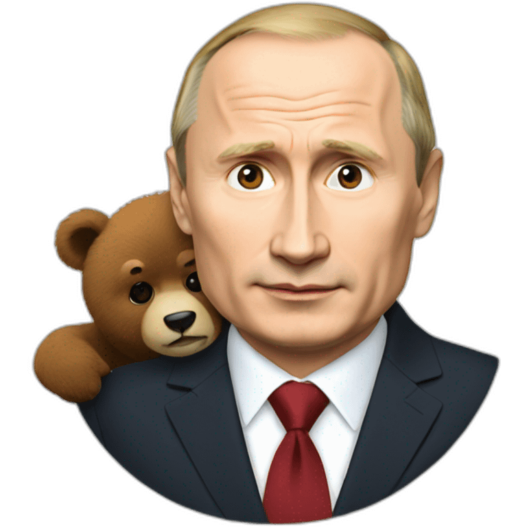 putin with bear emoji