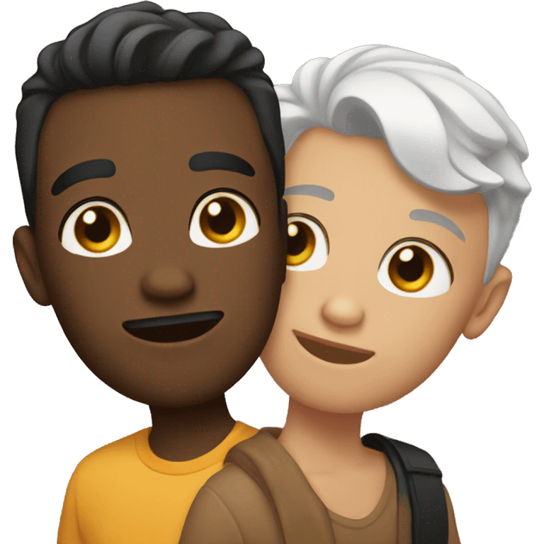 gay interracial  emoji