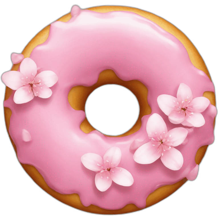 cherryblossom choco donut pink emoji