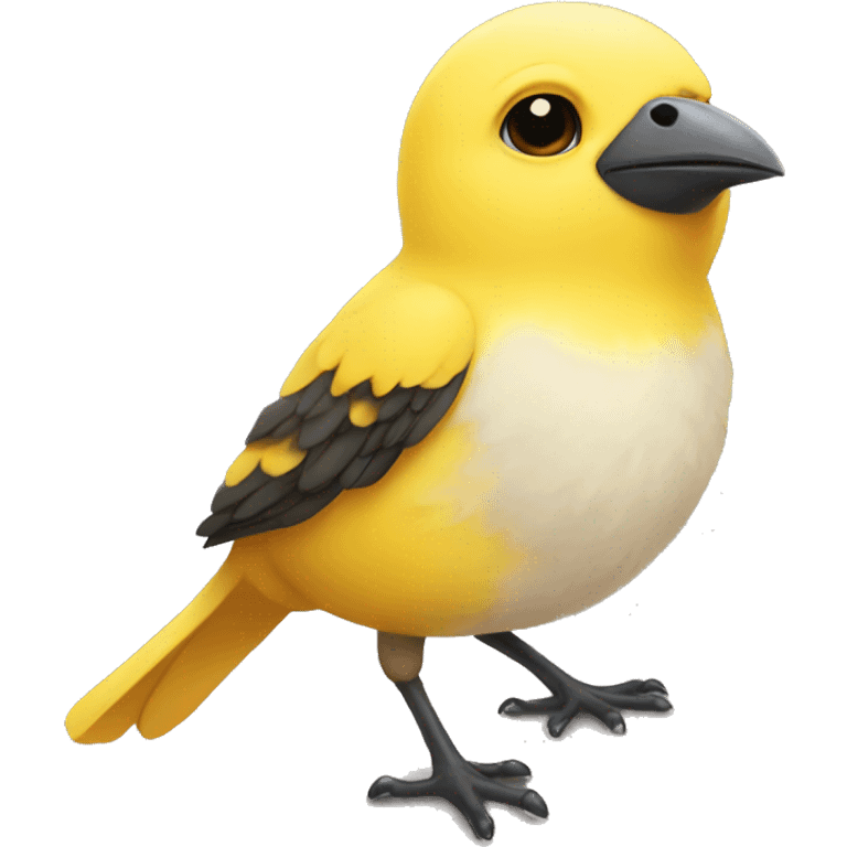 the most cute yellow bird emoji