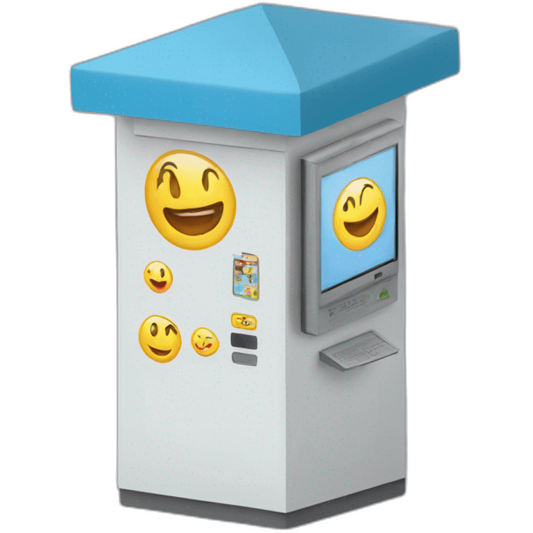 digital kiosk  emoji