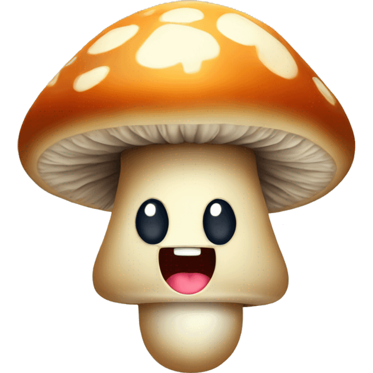 mushroom with face emoji