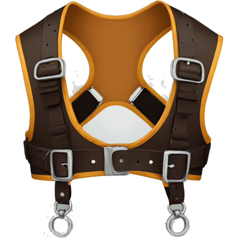 fashion chest leather harness emoji