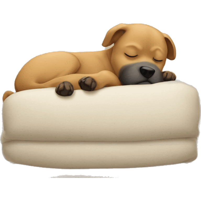 Dog taking a nap emoji