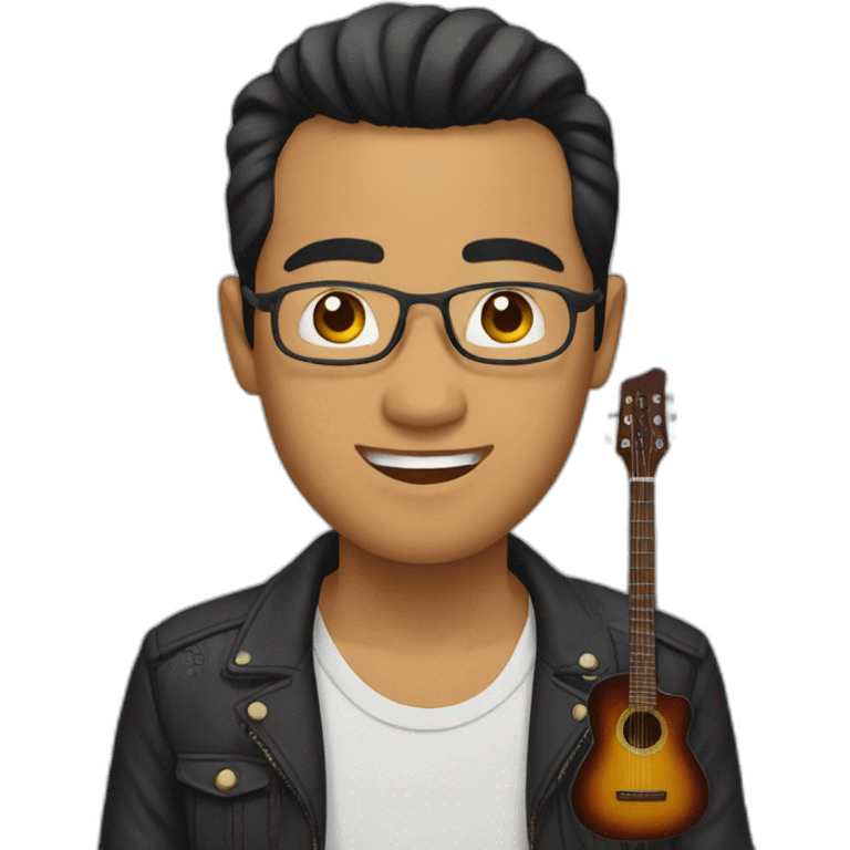 indonesian-guy-guitar emoji