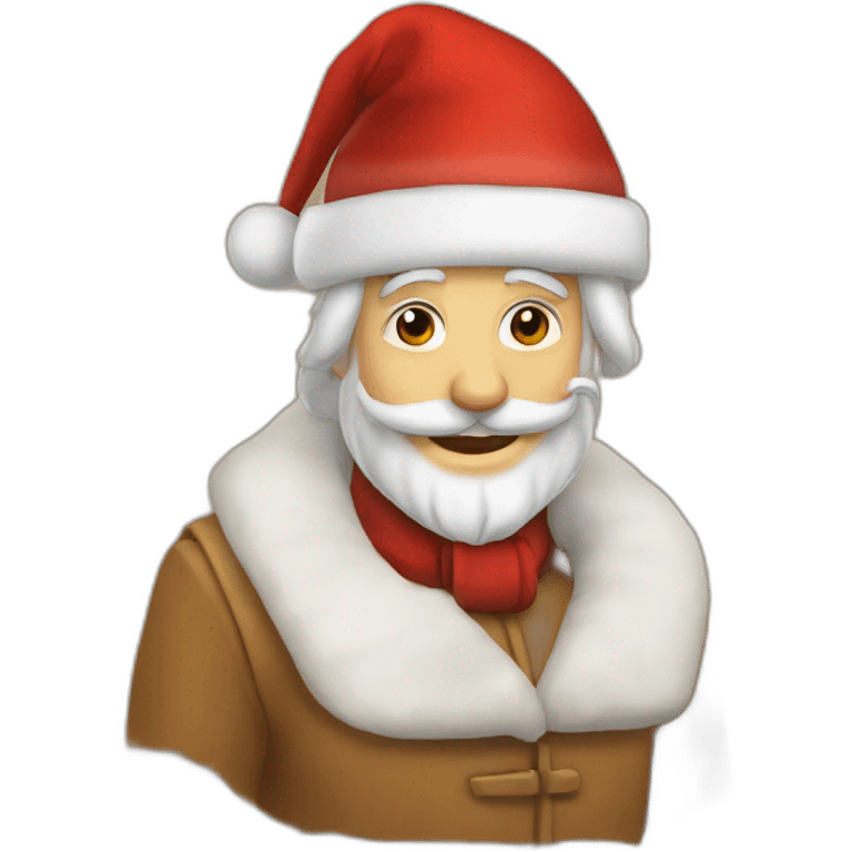 Le traineau du père noël emoji