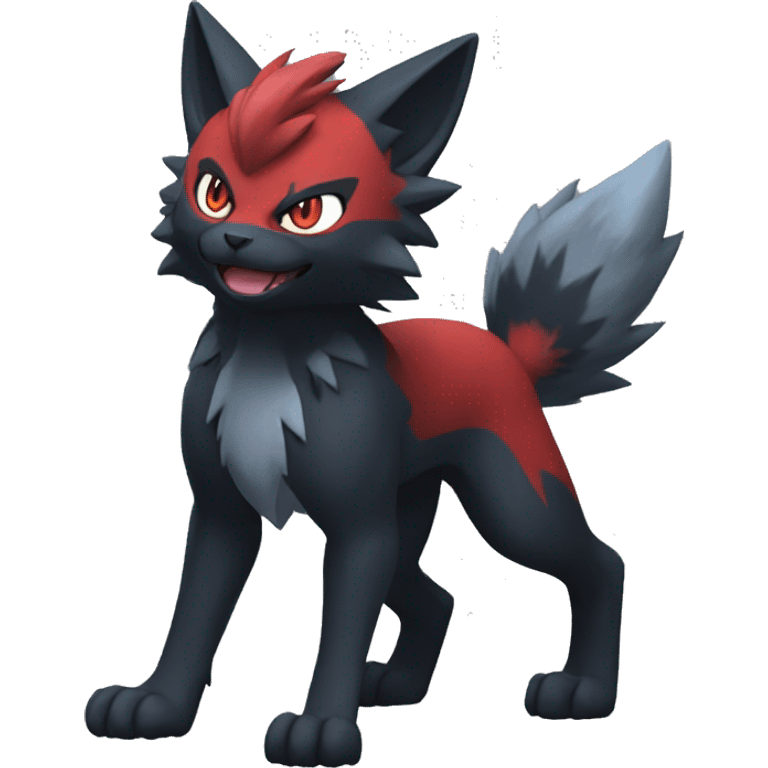 Litten-Zoroark full body emoji