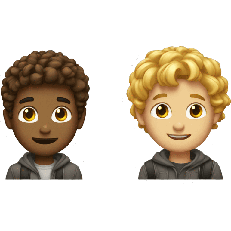 two best friends boys  emoji