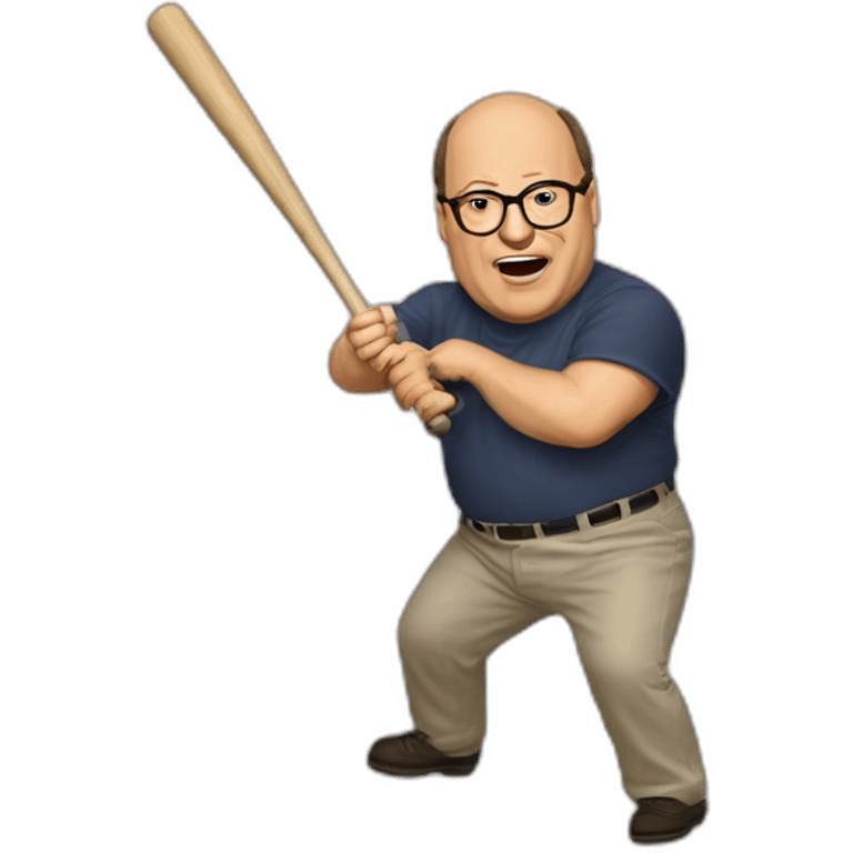 george costanza swinging bat emoji