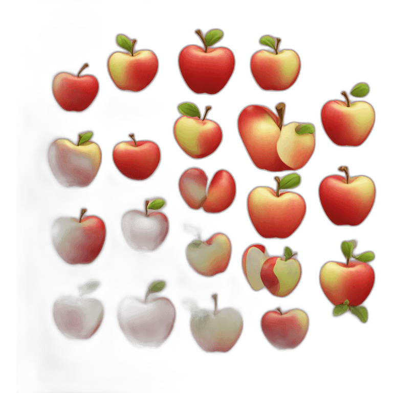 Apple love emoji