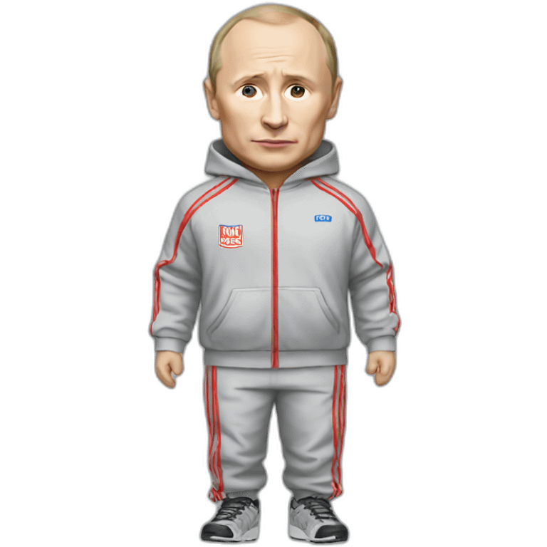 Miniature putin in a tracksuit emoji