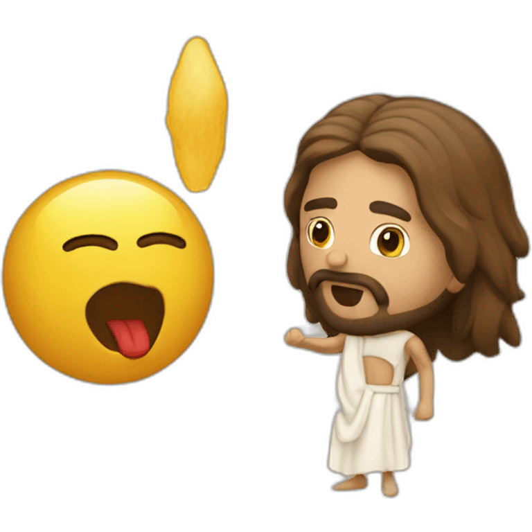 Jesus vs Saltstick emoji