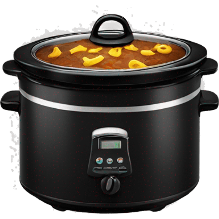 Crockpot black  emoji