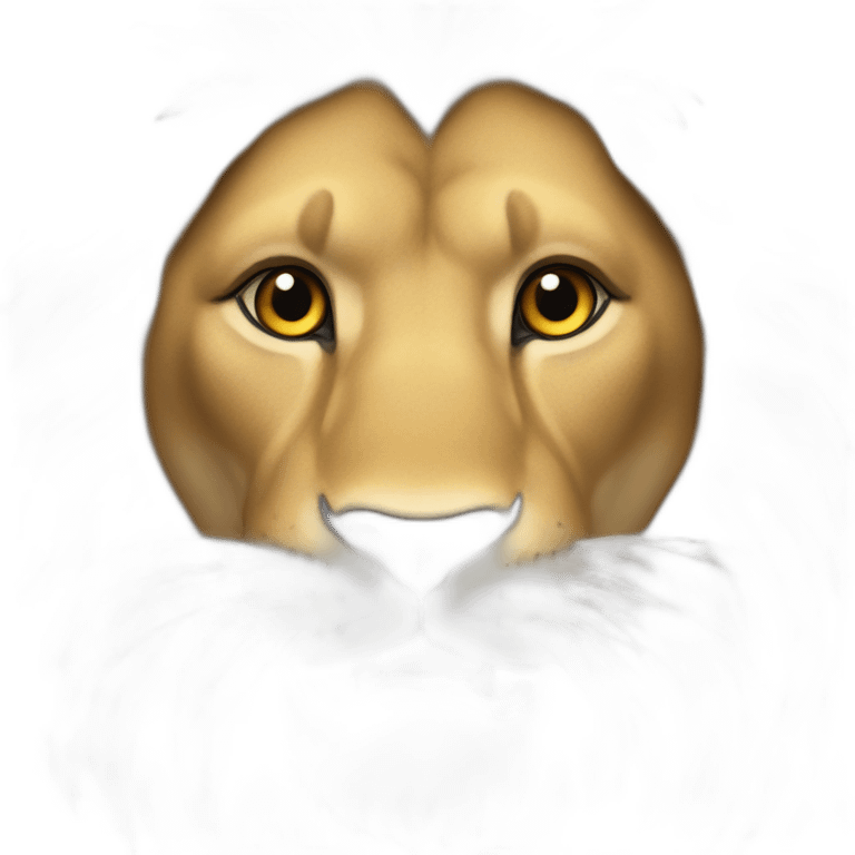 Lion qui rugit emoji