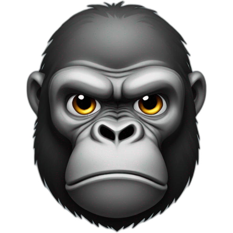 Buff Gorilla looking very sad hurt and upset emoji