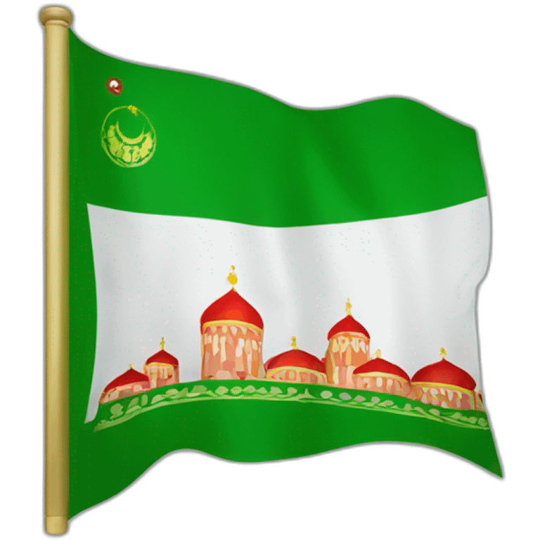 Drapeau de grozny emoji