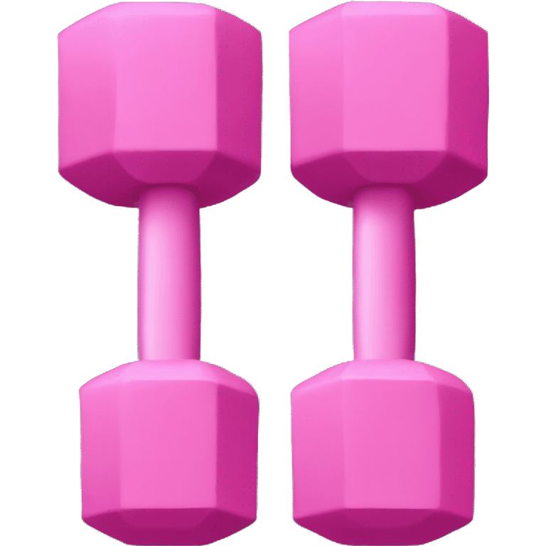 pink dumbbell emoji