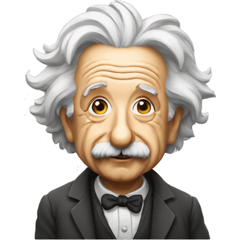 Albert einstein riped emoji