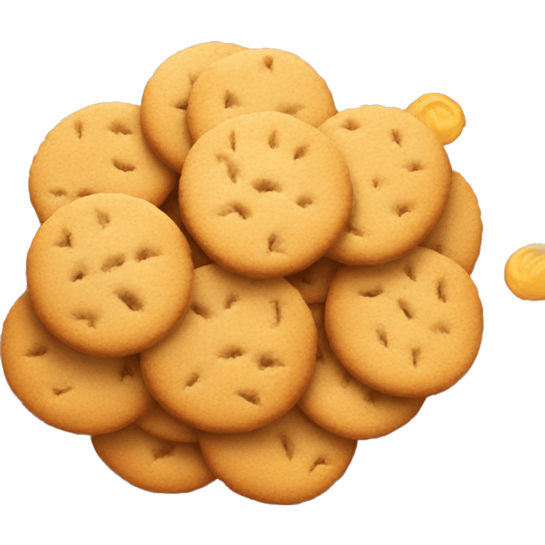 Platter of Saffron cookies emoji