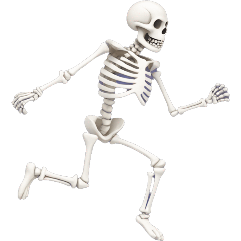 skeleton running emoji