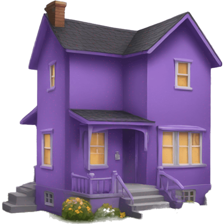 purple home emoji