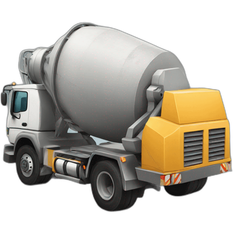 Concrete mixer emoji