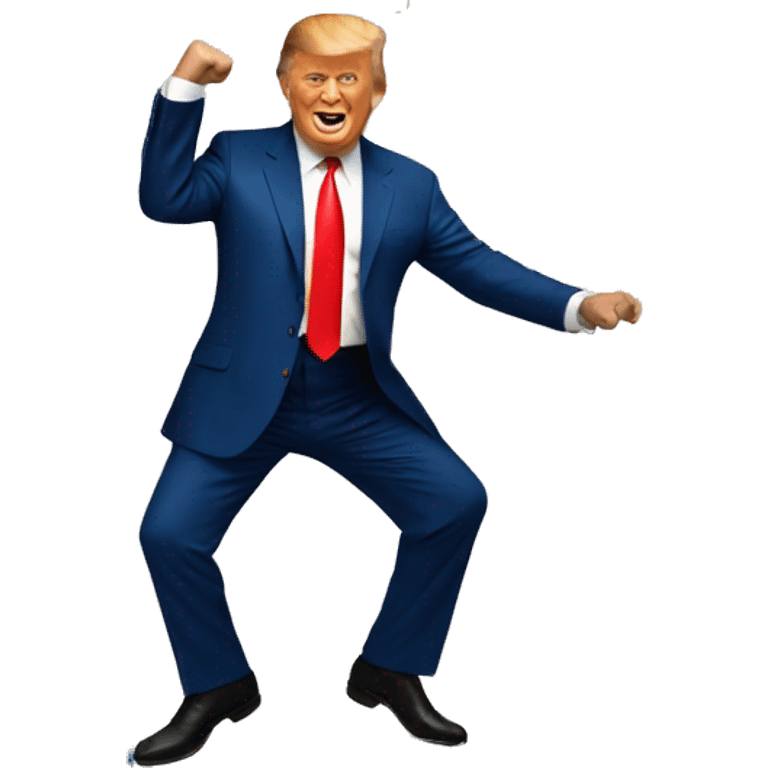 Trump dancing emoji