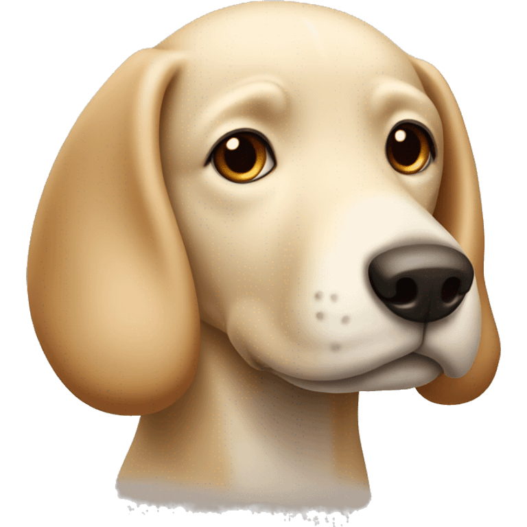 beige dog with head tilted emoji