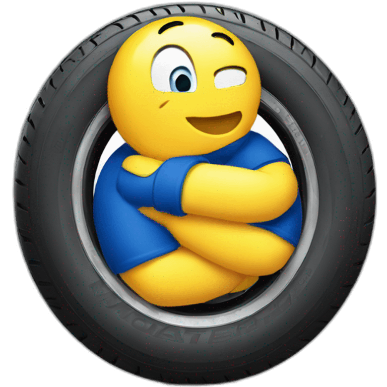 michelin logo with a tire emoji