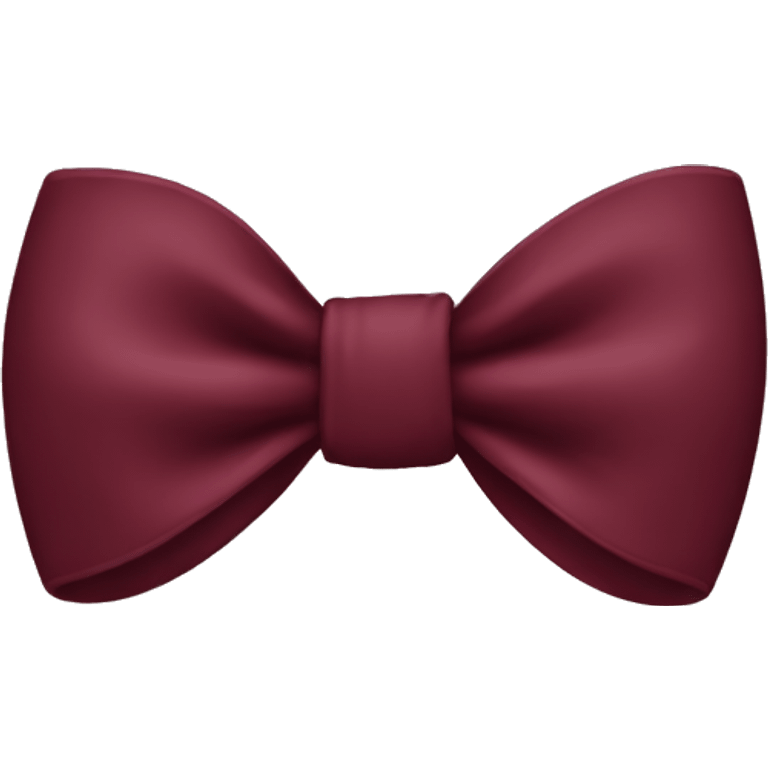 maroon bow emoji