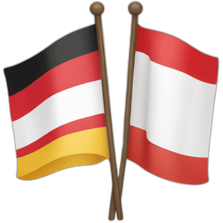 Germany and Poland flags emoji