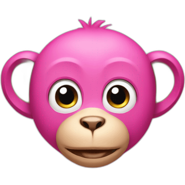 pink monkey emoji