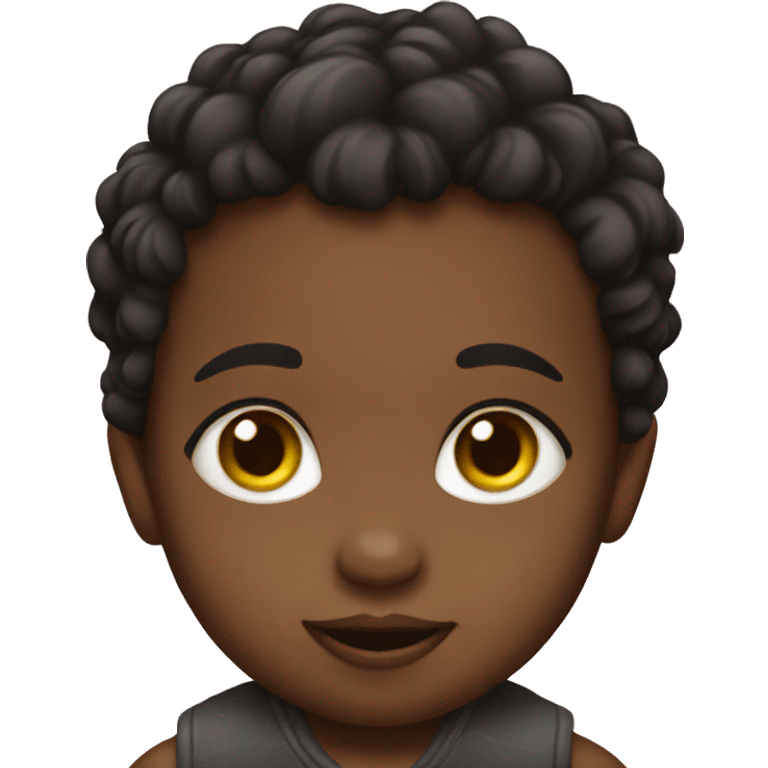 Black baby emoji