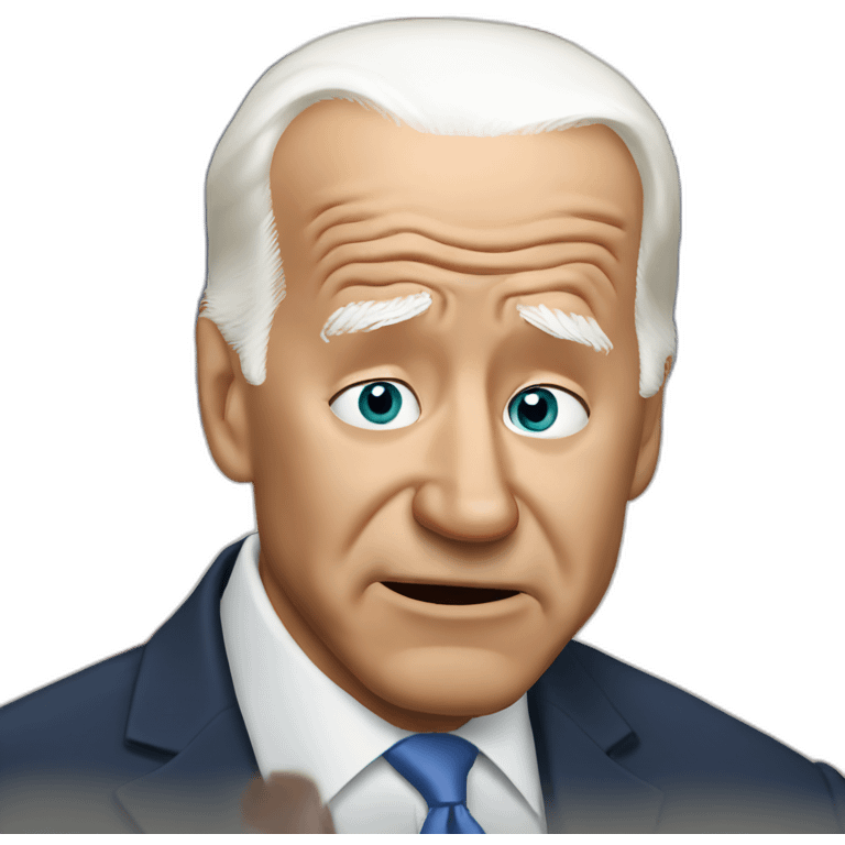 Joe Biden crying emoji