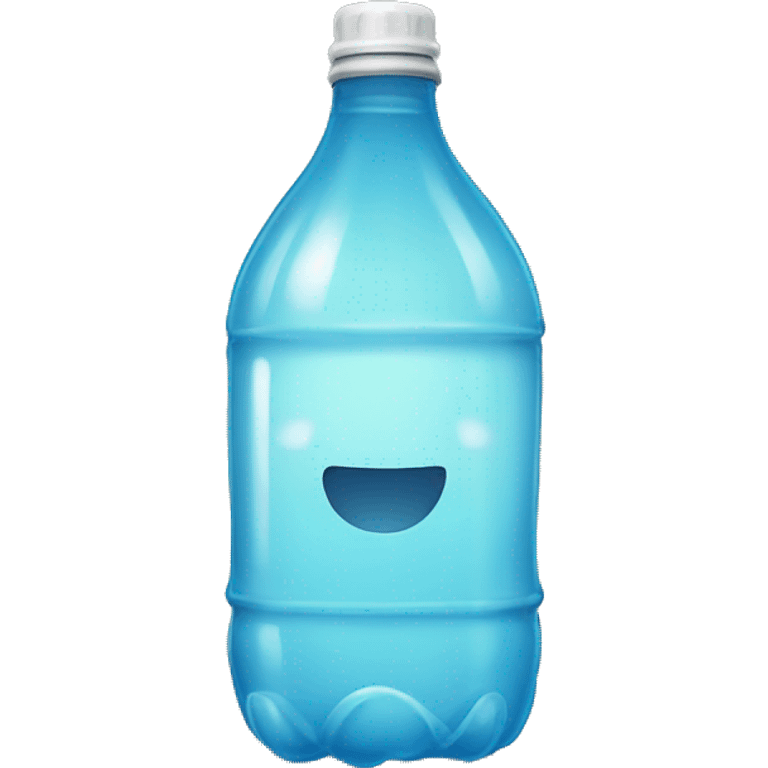 Una botella de agua emoji