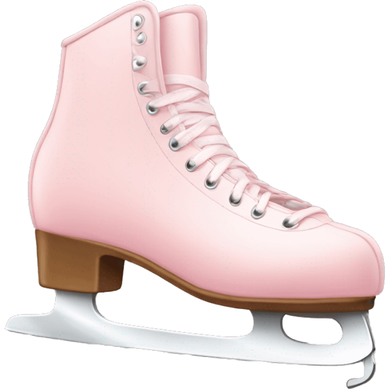 pastel pink ice skates emoji