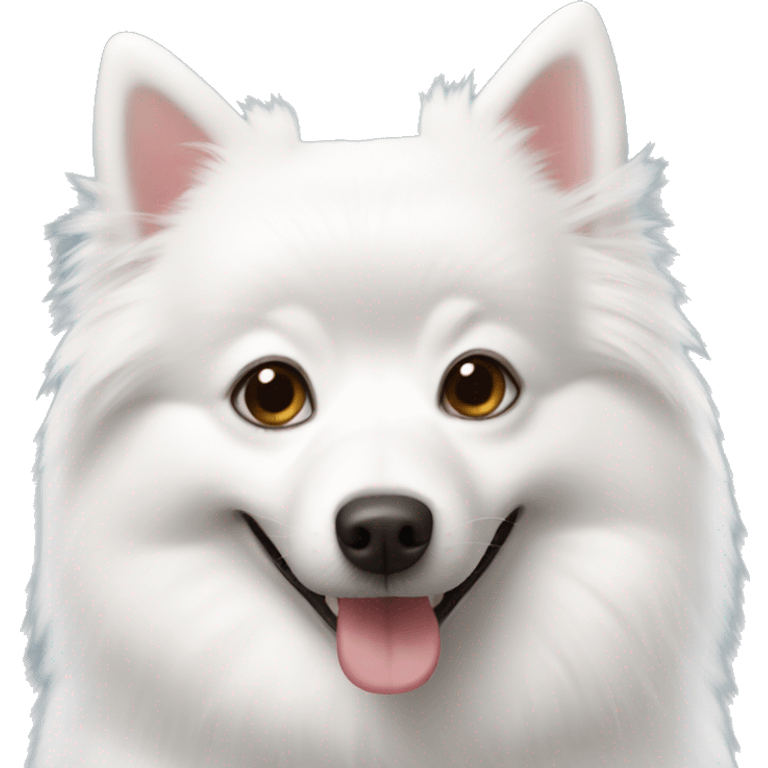 White Spitz New Year emoji