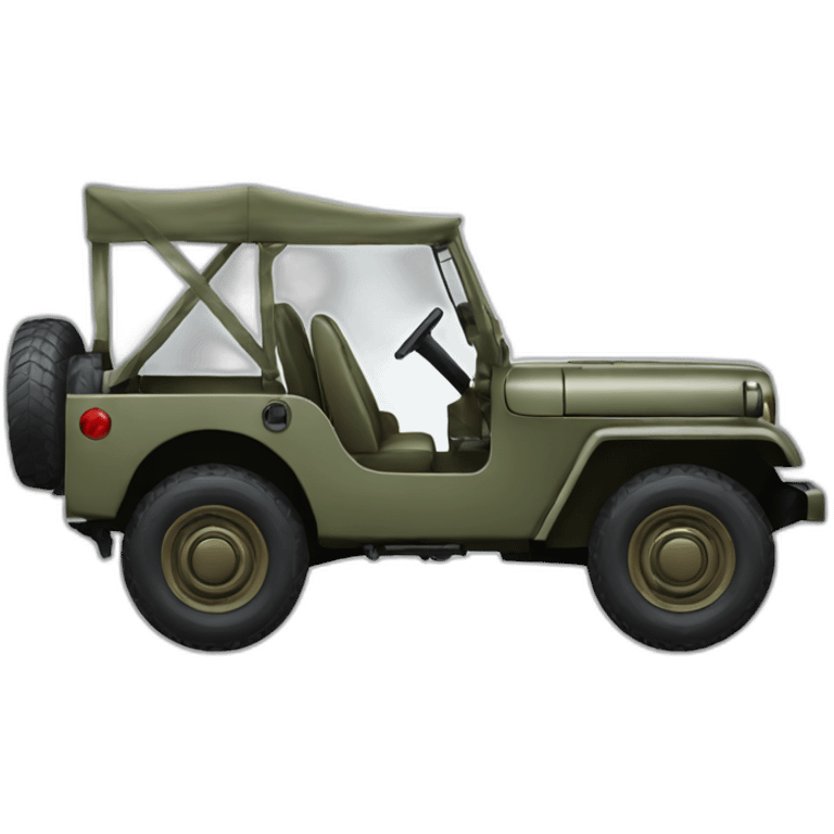 Army Jeep emoji