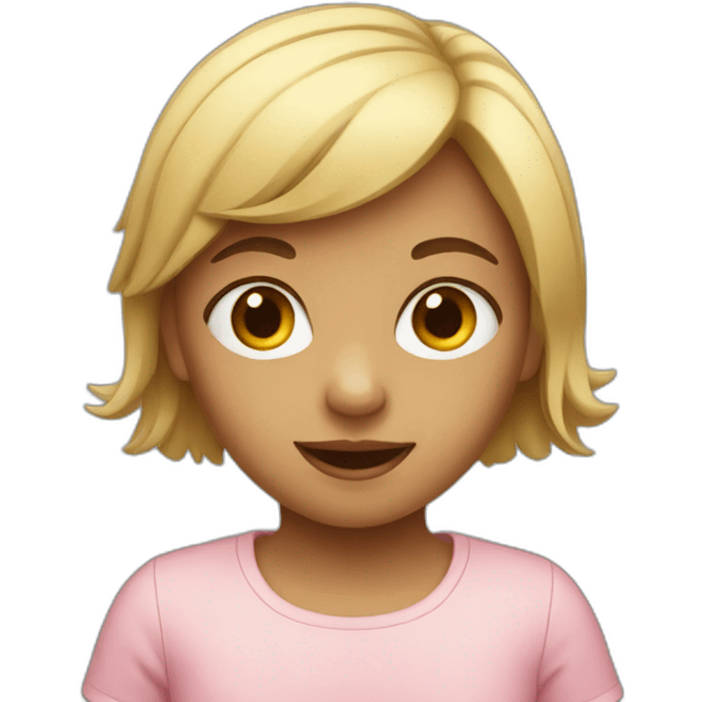 female-child emoji