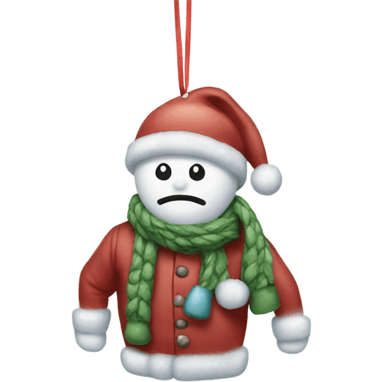 Winter ornament  emoji