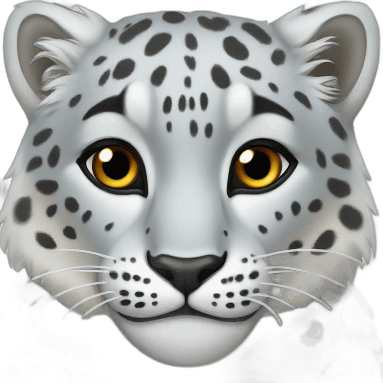 Snow Leopard Full Size emoji