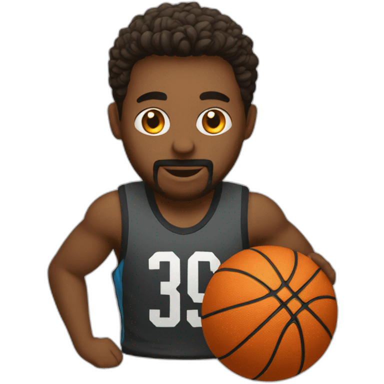 web developer playing basketball emoji