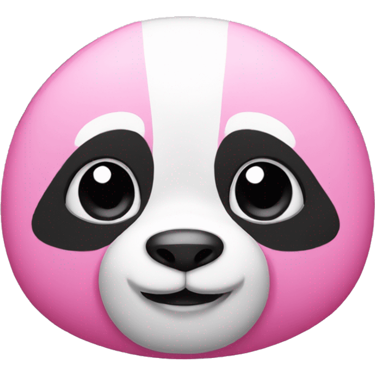 Pink panda emoji