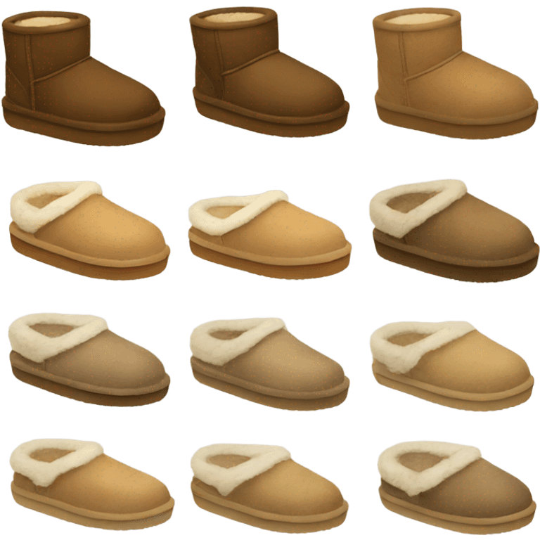 ugg slippers emoji