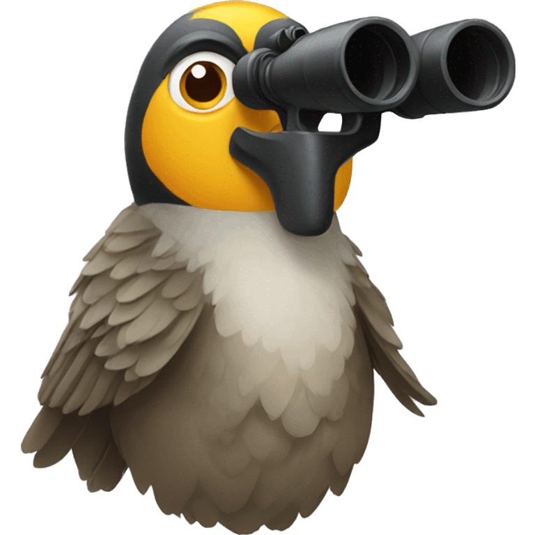 bird with binoculars emoji