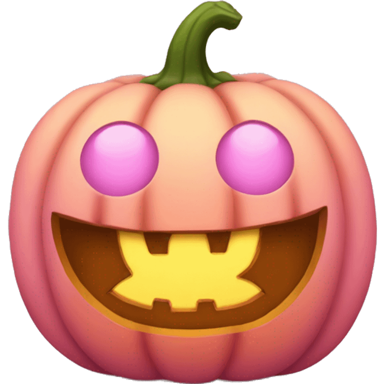 pink pumpkin  emoji