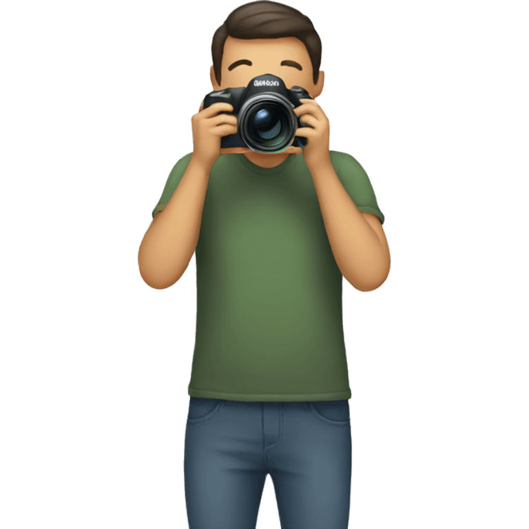 a person taking photos emoji